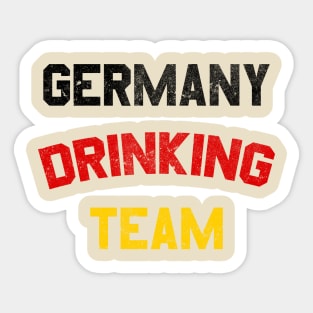 Germany Drinking Team Sticker